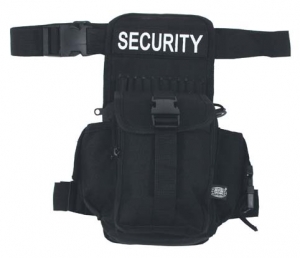 Oberschenkeltasche Security schwarz (mit Stifthalterung)