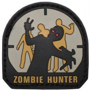 Klettabzeichen "Zombie Hunter"