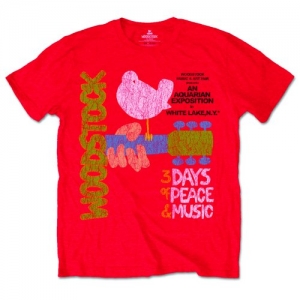 Woodstock - Classic Poster, T-Shirt rot