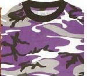 T-Shirt violett camo