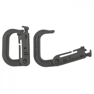 Plastik Karabiner Molle oliv 2er Pack