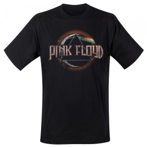 Pink Floyd - Dark side of the moon vintage seal, T-Shirt schwarz