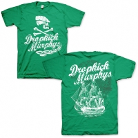 Dropkick Murphys - Scally Skull Green, T-Shirt kellygreen