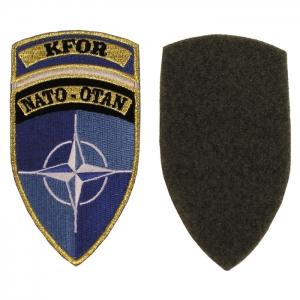 Klettabzeichen KFOR NATO-OTAN blau