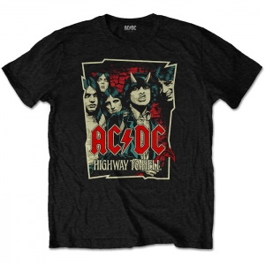 AC/DC - Highway To Hell Sketch, T-Shirt schwarz