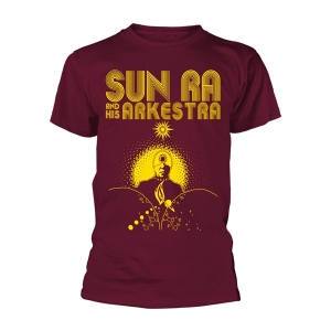 Sun Ra - Space is the place, T-Shirt burgund