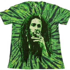 Bob Marley - Smoke, T-Shirt Batik