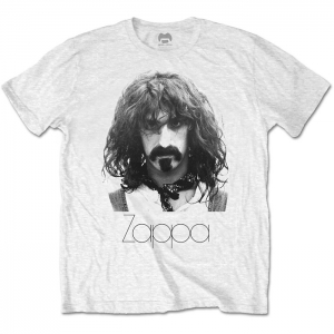 Frank Zappa - Thin Logo, T-Shirt weiß
