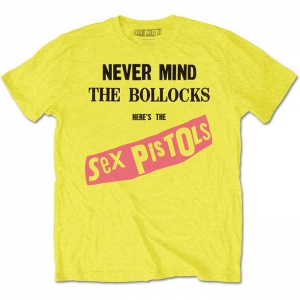 Sex Pistols - Never Mind The Bollocks, T-Shirt gelb