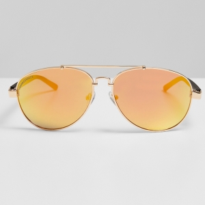 Pilotenbrille gold/orange